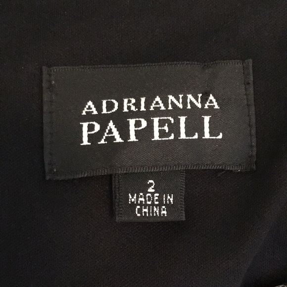 Adrianna Papell layered mesh leopard dress - Picture 9 of 10